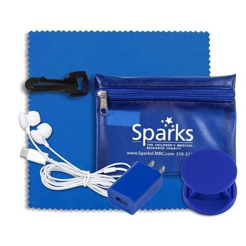 Mobile Tech Auto and Home Accessory Kit in Carabiner Pouch