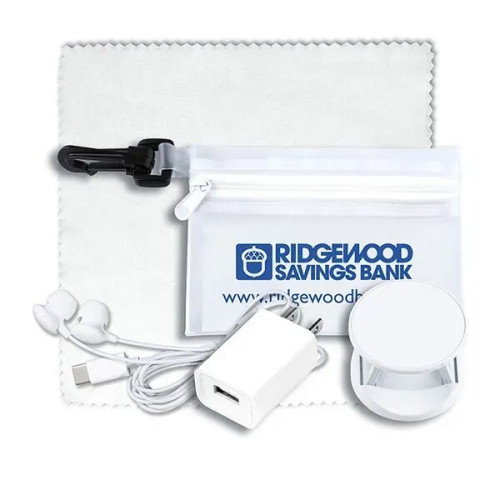 Mobile Tech Auto and Home Accessory Kit in Carabiner Pouch