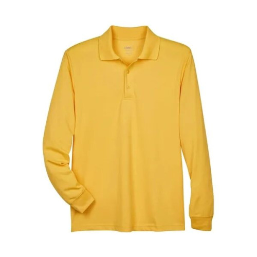 CORE365 Men's Pinnacle Performance Long Sleeve Pique Polo