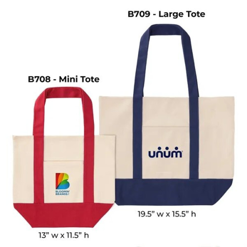 Mini TJ Canvas Tote Bag