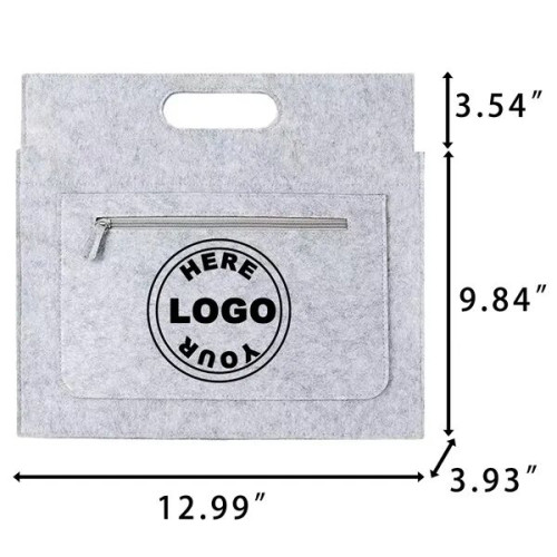 Felt Document Tote Bag