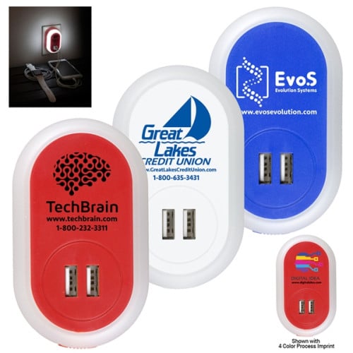 ChargeBright - Night Light Wall Charger