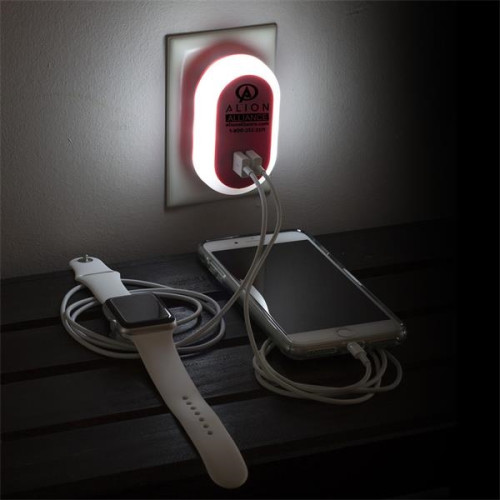 ChargeBright - Night Light Wall Charger