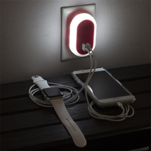 ChargeBright - Night Light Wall Charger