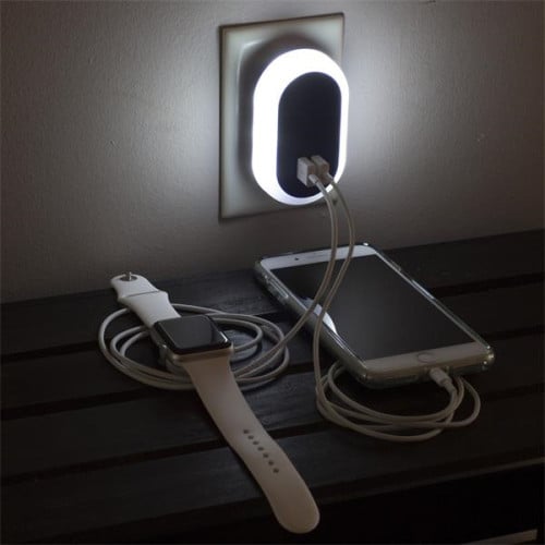 ChargeBright - Night Light Wall Charger