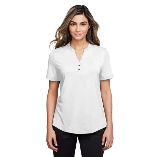 North End Women's JAQ Snap-Up Stretch Performance Polo