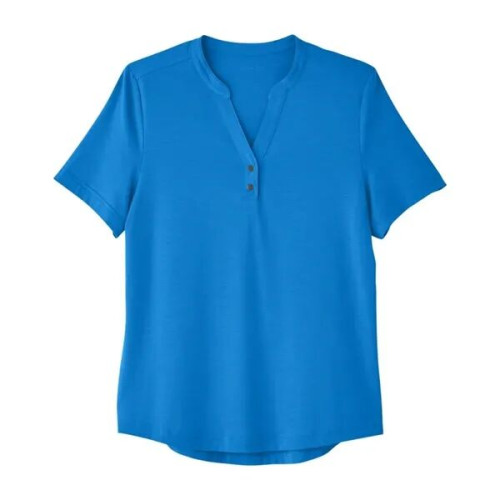 North End Women's JAQ Snap-Up Stretch Performance Polo