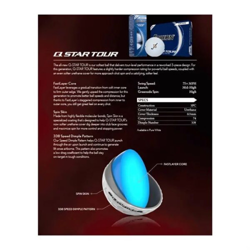 Srixon® 12 Pack Q-STAR TOUR Golf Balls