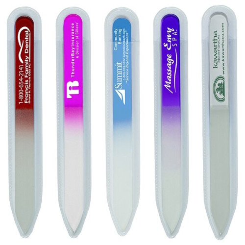Nailed It Tempered Glass Nail File in Clear Sleeve