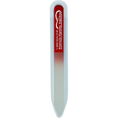 Nailed It Tempered Glass Nail File in Clear Sleeve