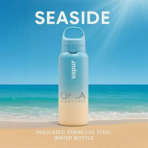 Vapur® Chill 20oz Insulated Water Bottle Seaside Blue