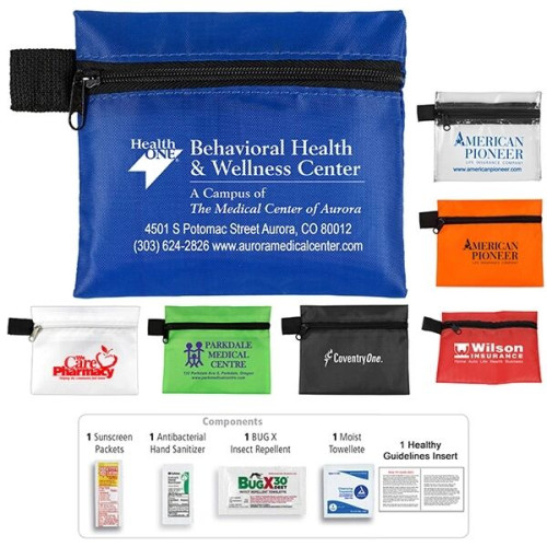 Stay Safe Kit 4 Piece Insect Repellent in Zipper Pouch