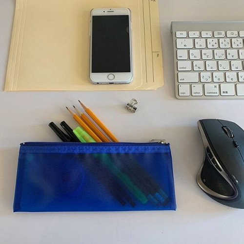 Dubai Vinyl Travel Pencil and Accessories Pouch with Zipp
