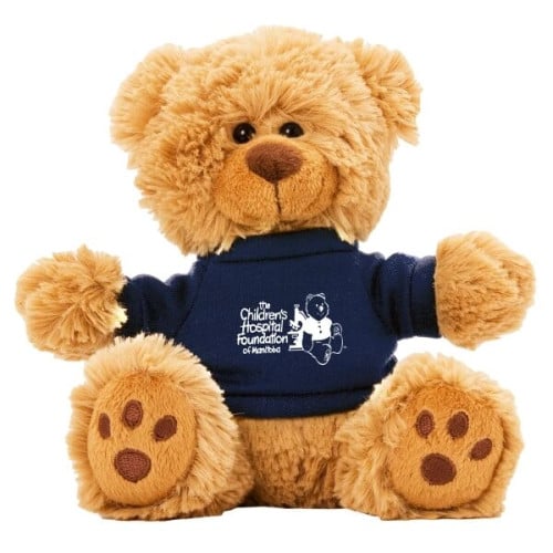 6" Plush Teddy Bear With Choice of T-Shirt Color