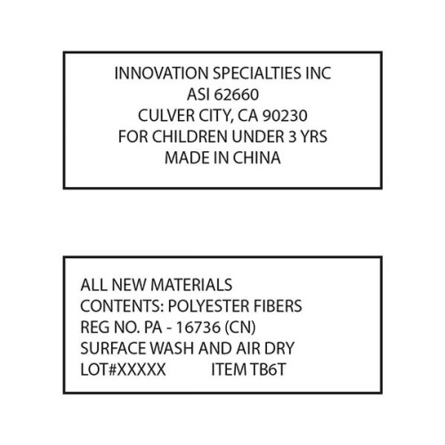 6" Plush Teddy Bear With Choice of T-Shirt Color