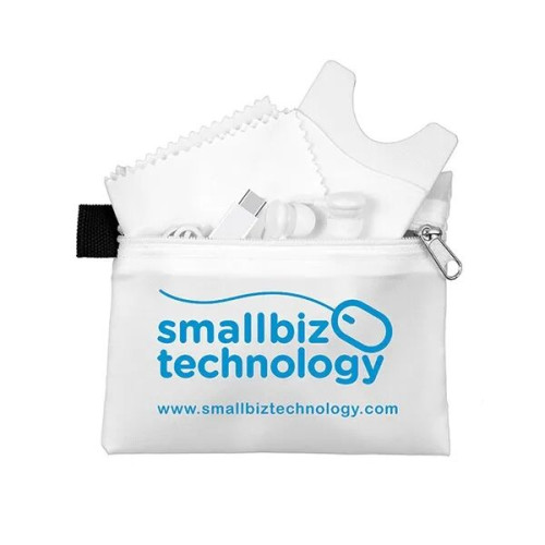 Mobile Tech Earbud Kit with Microfiber Cleaning Cloth