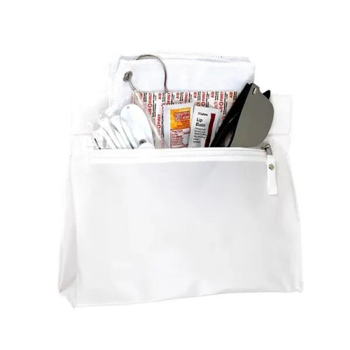 16 Piece Golf Kit in Travel Pack with Components inserted in