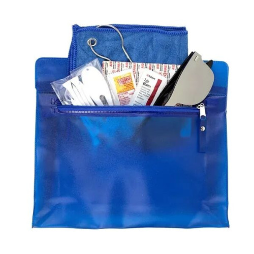 16 Piece Golf Kit in Travel Pack with Components inserted in