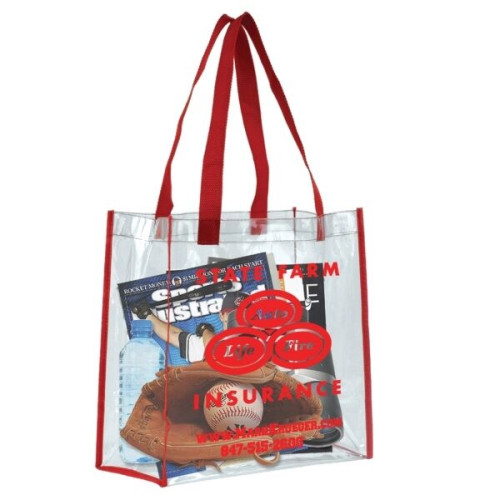 Matterhorn Clear Vinyl Stadium Compliant Tote Bag