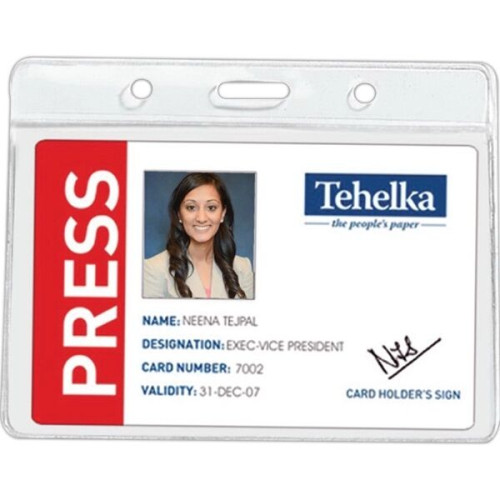 Kent Clear Badge Holder