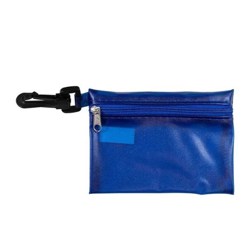 Translucent Zipper Storage Pouch with Plastic Hook
