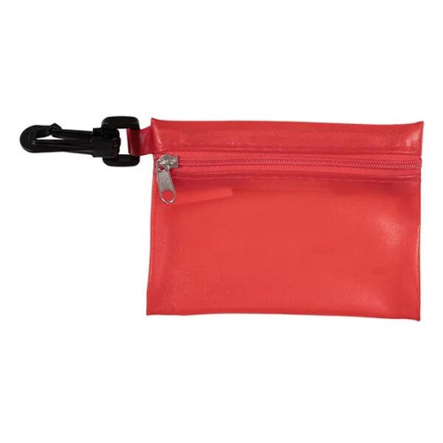 Translucent Zipper Storage Pouch with Plastic Hook