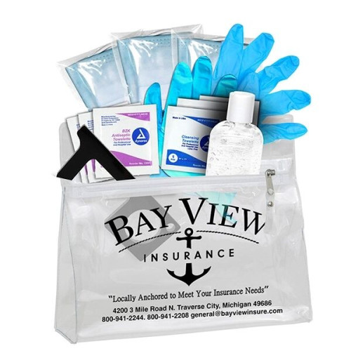 Ilene 14 Piece First Aid Carry ALL Kit inserted into Zipper