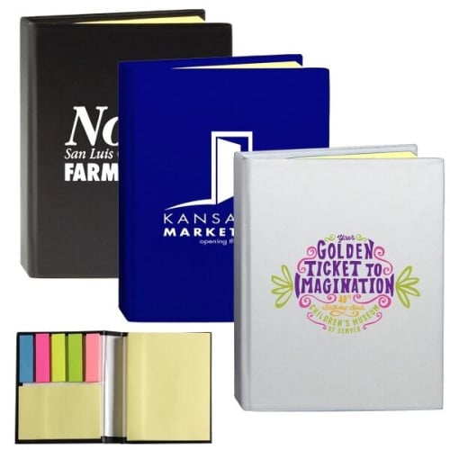 Full Size Sticky Notes and Flags Notepad Notebook