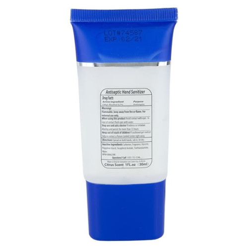 Parisian 1 oz Hand Sanitizer Antibacterial Gel Bottle