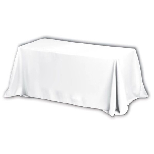 3-Sided Economy 8 ft Table Cloth & Covers (PhotoImage Full