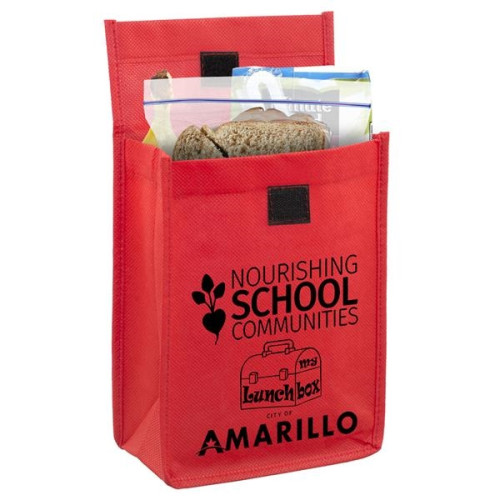 Gusset - "BAG-IT" Value Priced Lightweight Lunch Tote Bag