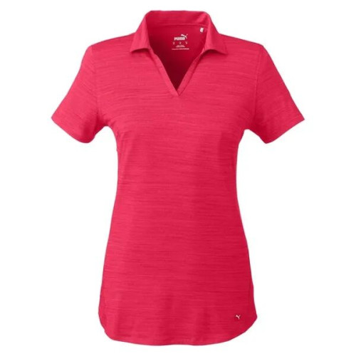 Puma Golf Women's Cloudspun Free V-neck Polo