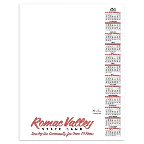 Skinner & Kennedy® Scratch Pad Calendar