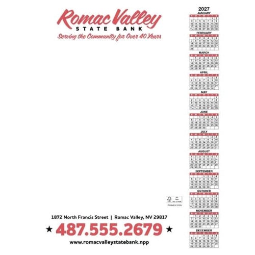 Skinner & Kennedy® Scratch Pad Calendar