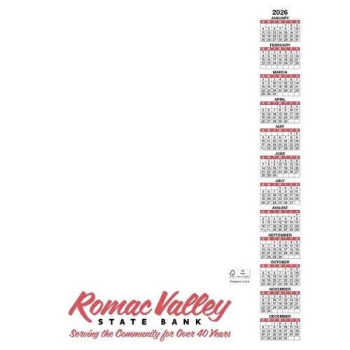 Skinner & Kennedy® Scratch Pad Calendar