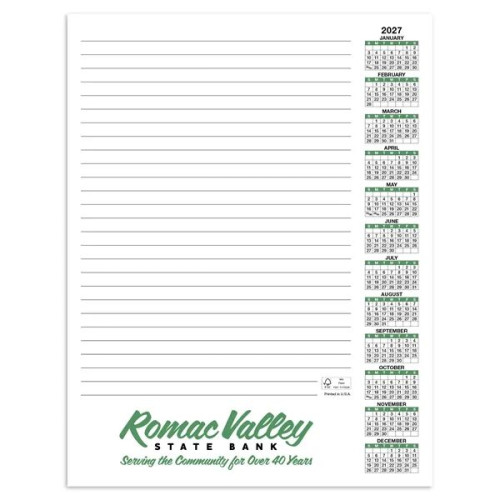 Skinner & Kennedy® Scratch Pad Calendar