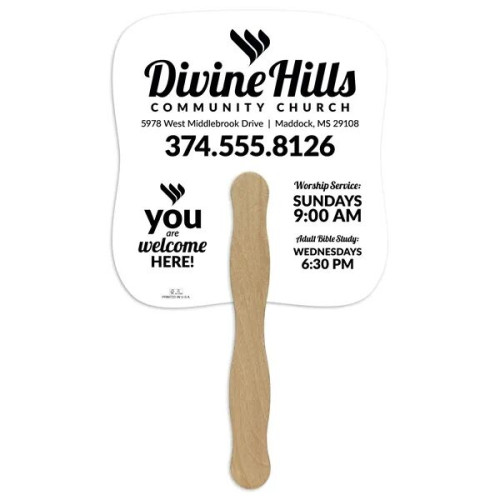 Skinner & Kennedy® Little White Church - Pictorial Fan
