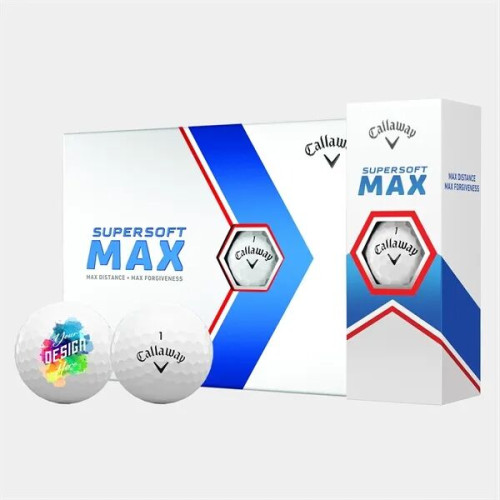 Callaway Supersoft Max Golf Balls with Custom Imprints