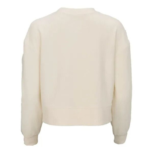 Boxercraft Women's Ribbed Knit Cropped Boxy Crew