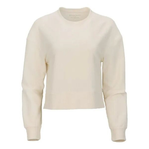 Boxercraft Women's Ribbed Knit Cropped Boxy Crew