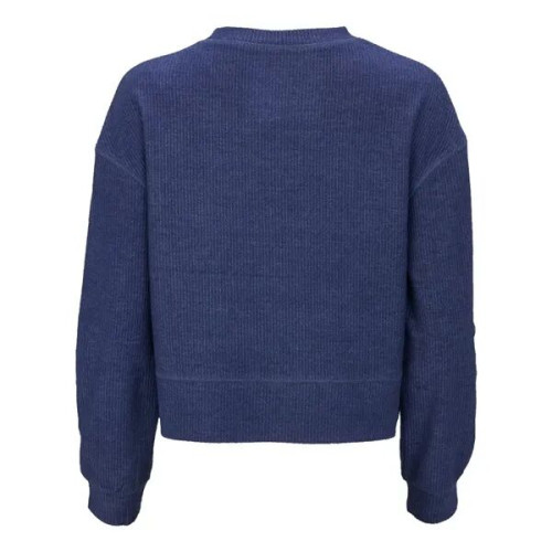 Boxercraft Women's Ribbed Knit Cropped Boxy Crew