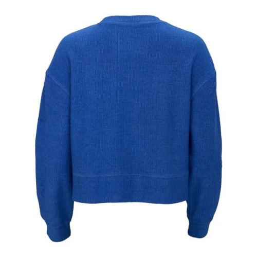 Boxercraft Women's Ribbed Knit Cropped Boxy Crew