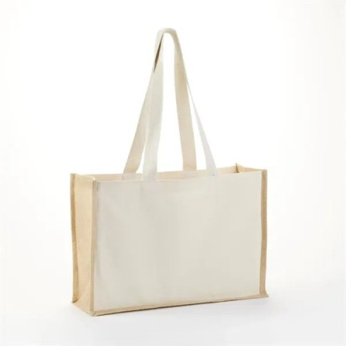 Eco-Friendly Cotton & Jute Tote with Sturdy Design