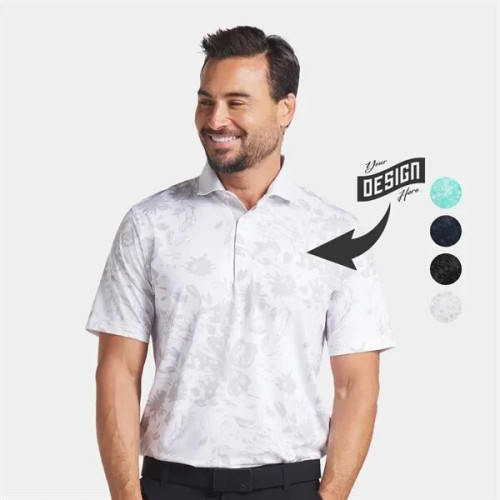 PUMA® MATTR Rose UPF 40+ Men's Golf Polo Shirt