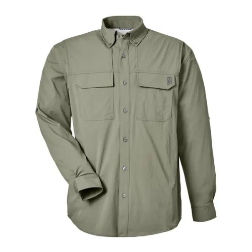 HUK Men's Creekbed Pocket Fishing Shirt