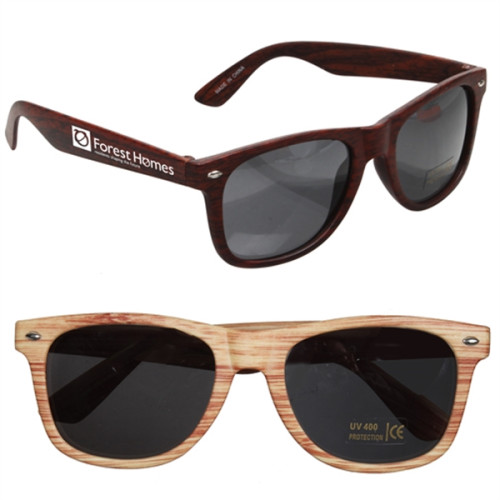 Wood Tone Sunglasses