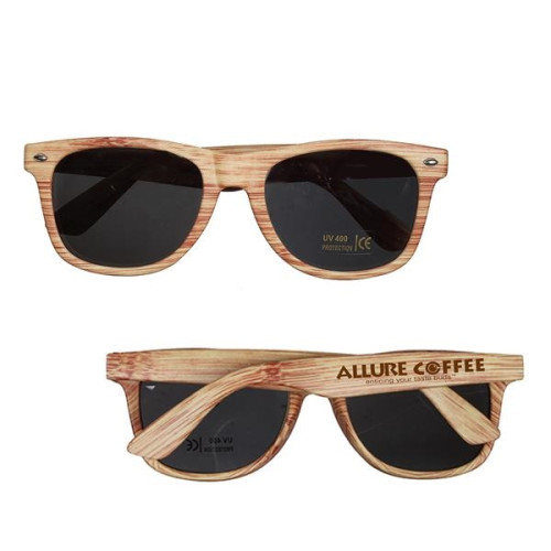 Wood Tone Sunglasses