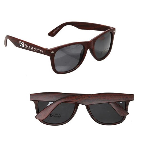 Wood Tone Sunglasses