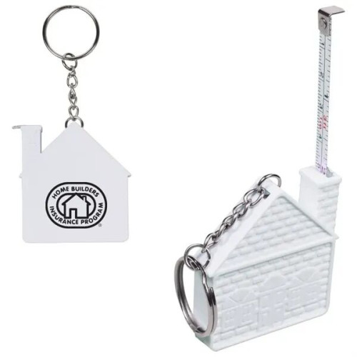 House Tape Measure Key Chain