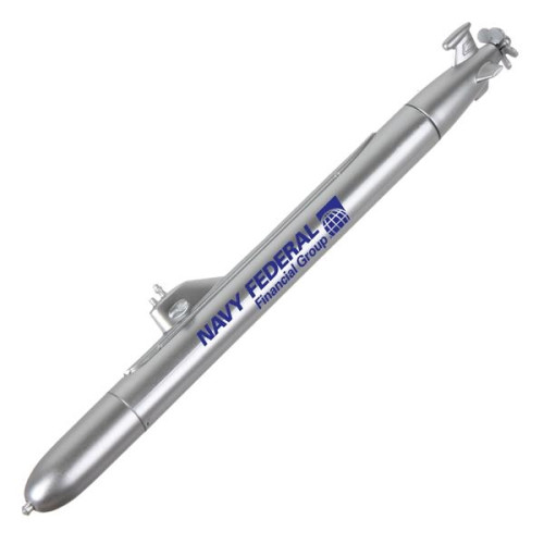 Promotional Customized Silver Submarine Pen